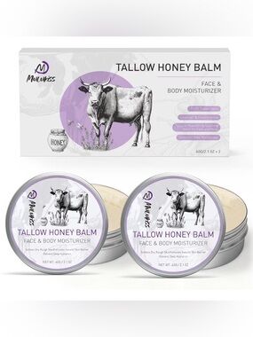 Tallow Honey Balm Face & Body Moisturizer - Lavender (Cream)